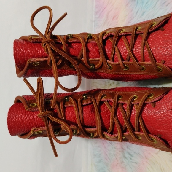 Justin Boots Roper Kiltie Women's Leather Boots Sz.5B Gently Worn - Picture 7 of 16